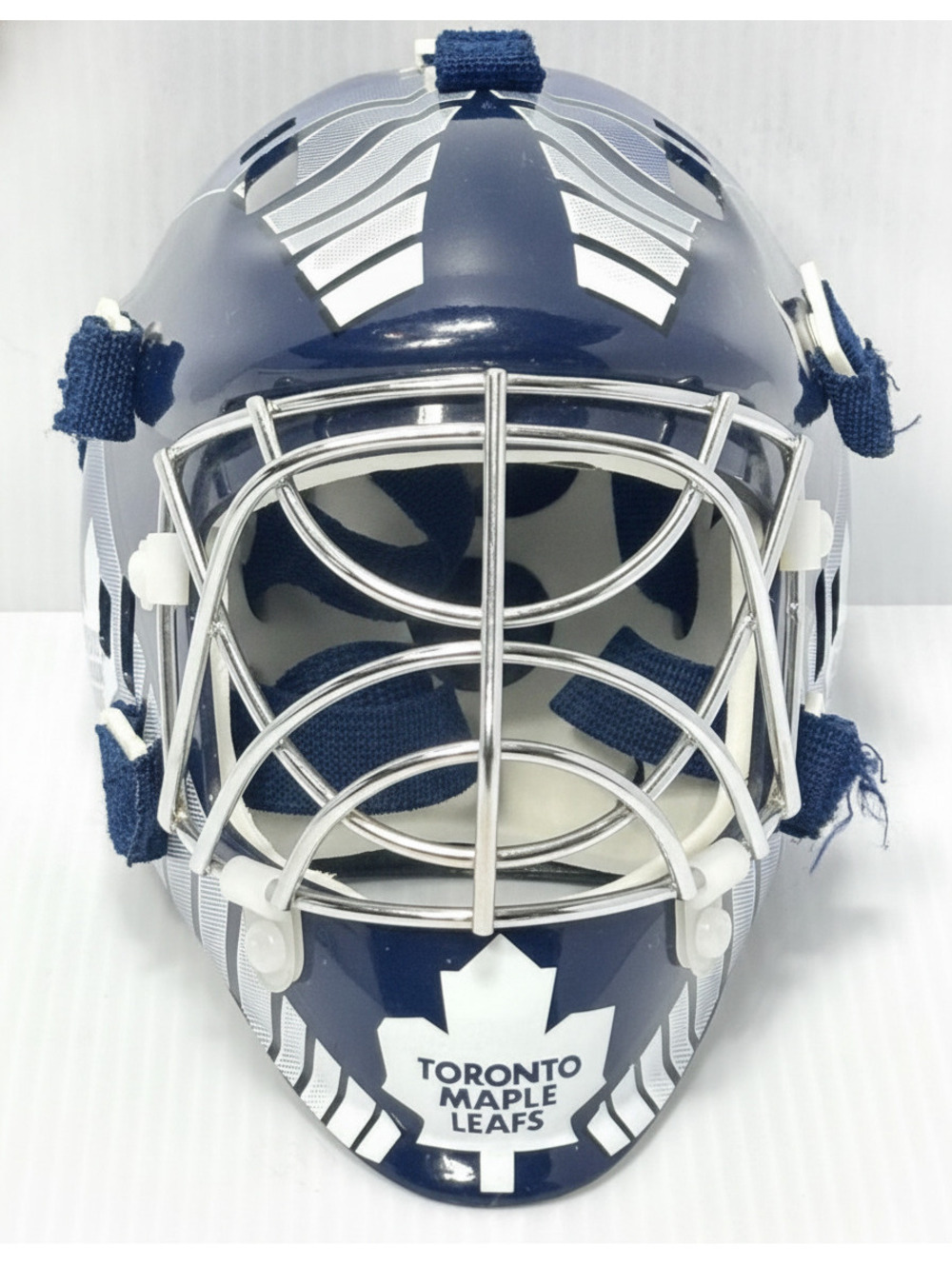 Franklin NHL Toronto Maple Leafs Mini Goalie Mask Replica Display Helmet GUC